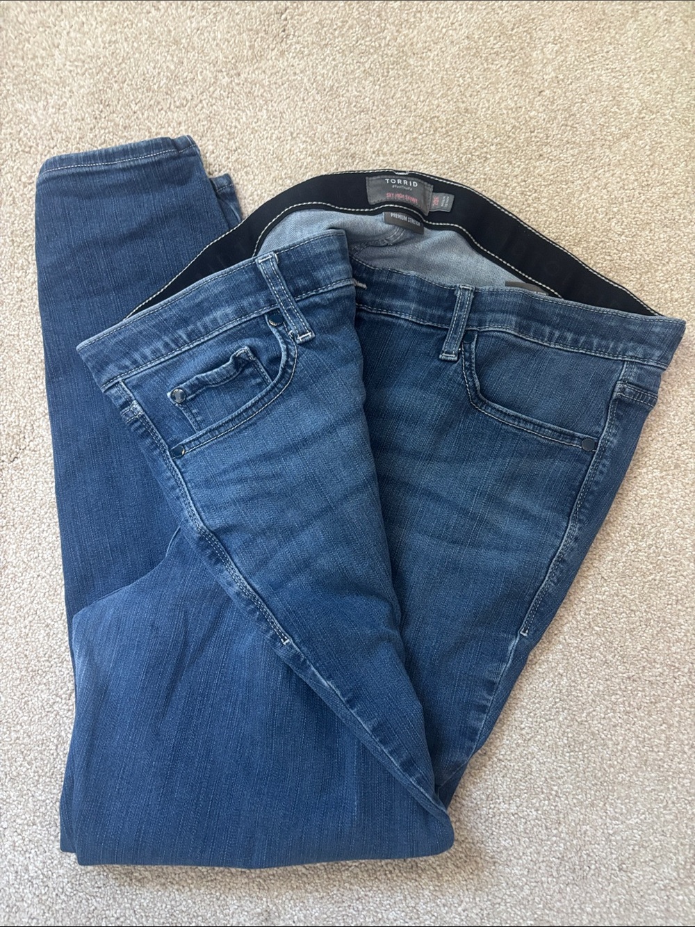 torrid Dark Blue Skinny Jeans
